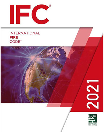 Graphic of International Fire Code 2021